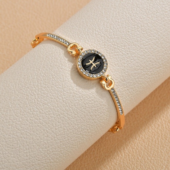 Zodiac Bracelet 18K Gold Plated Astrology Bracelet - Picture 9 of 9